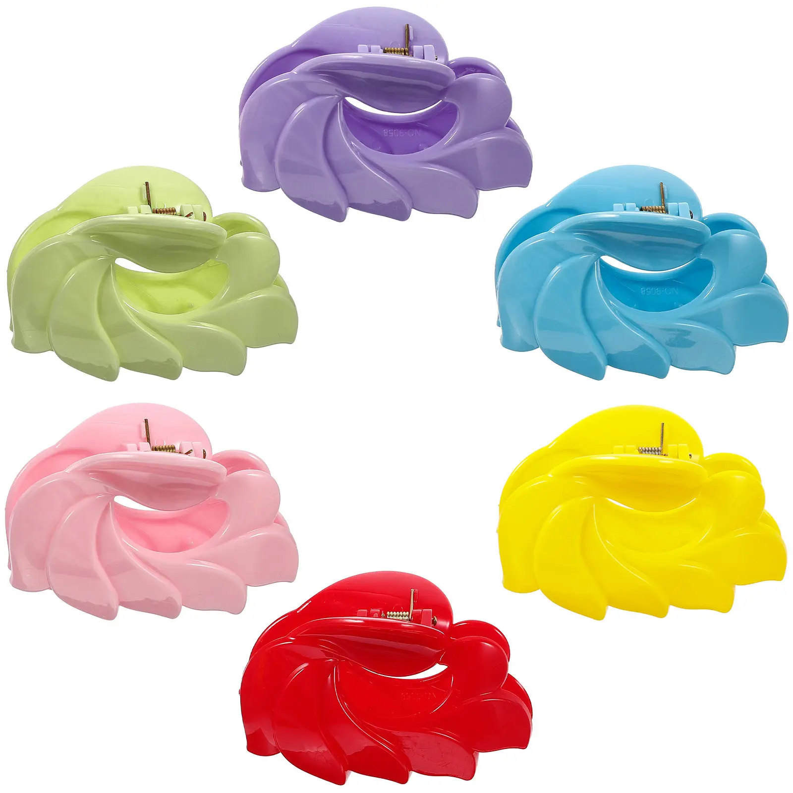 

Набор из 6 гибких и прочных заколок для волос: легко использовать, подходят для густых, тонких, кудрявых, прямых и длинных волос, для женщин и девушек, для повседневного использования и декора.