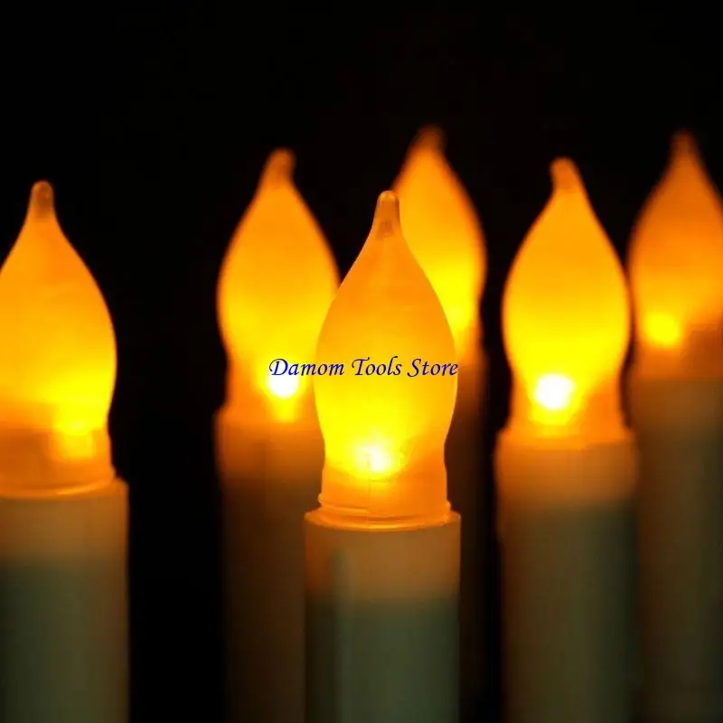 57BE Flameless LED Flickering Tea Light Battery Operated Wedding Party Decor