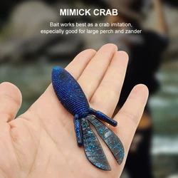ESFISHING Isca Artificial Soft Plastics Baits MD Craw 95mm 6pcs Injiect Salts Crawfish Pesca Fishing Lure Tackle For Bass