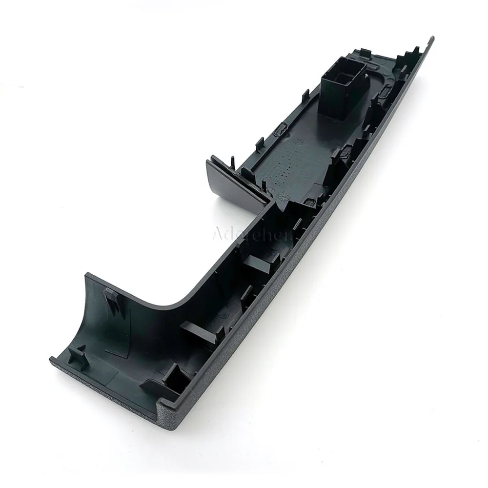 1 قطعة الجانب الأيمن الأمامي الأسود يصلح لسكودا مقبض الباب الداخلي نافذة رفع لوحة التبديل قوس الملحقات #6