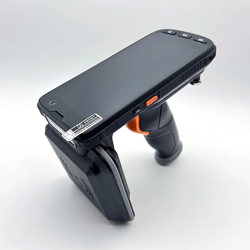 TY804 860-960MHz 20M Jangkauan Jauh UHF Android RFID Pembaca Kartu Kontrol Akses Genggam Untuk Manajemen Gudang/Ternak/Laundry