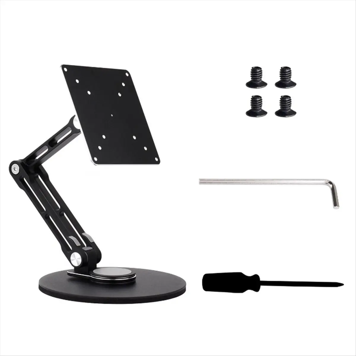 [VALUE PACK] Monitor Desk Mount Portable Multi- Rotation Adjustable Stand Compatible with Monitors Up to 19inch