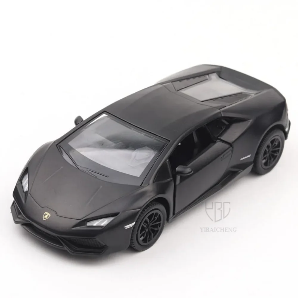 1:36 Scale Lamborghini Huracan Metal Car Model Toy Alloy Diecast Supercar Models Pull Back Vehicle Toys For Children