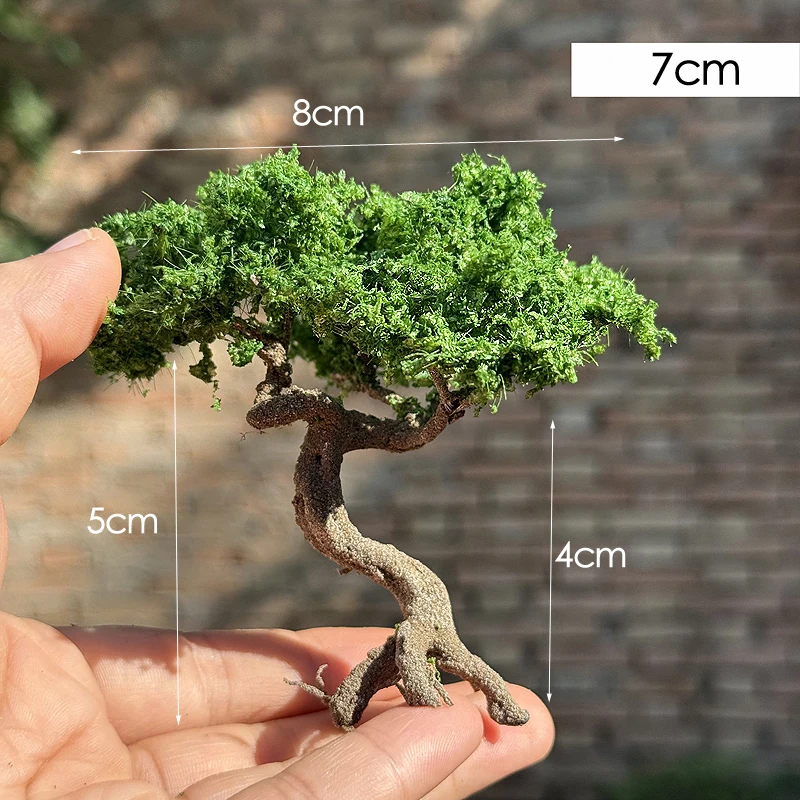 Bergpijnboommodel Hoogwaardig Miniatuur Draadboomveld Landschap Militair Zandtafelmateriaal Trein Spoorlijn Lay-Out