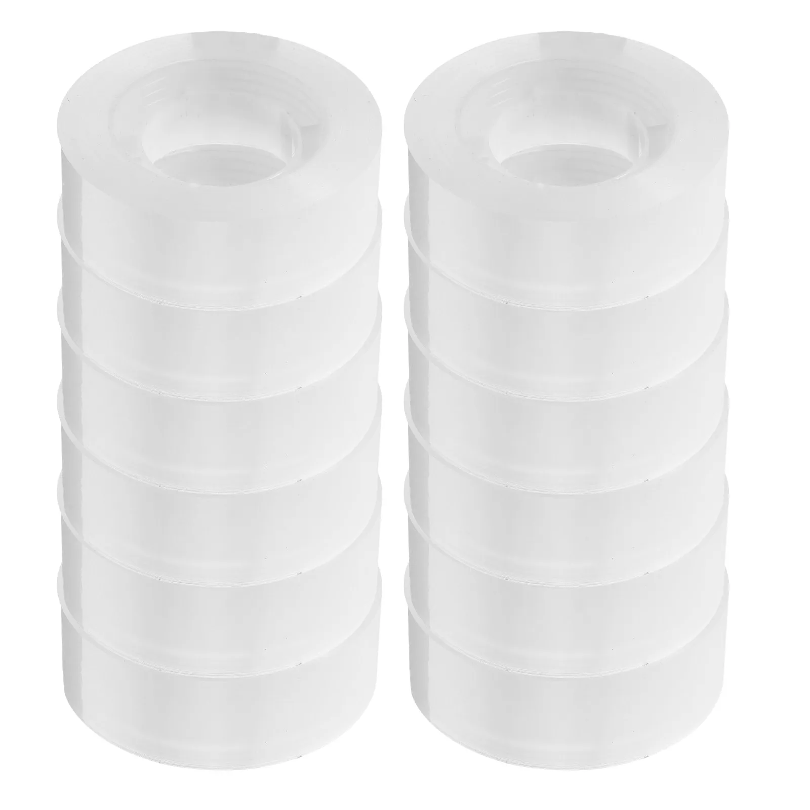12-rolls-small-clear-tape-18cm-x-30m-versatile-glossy-transparent-tape-for-classroom-office-home-crafts-sealing-envelopes