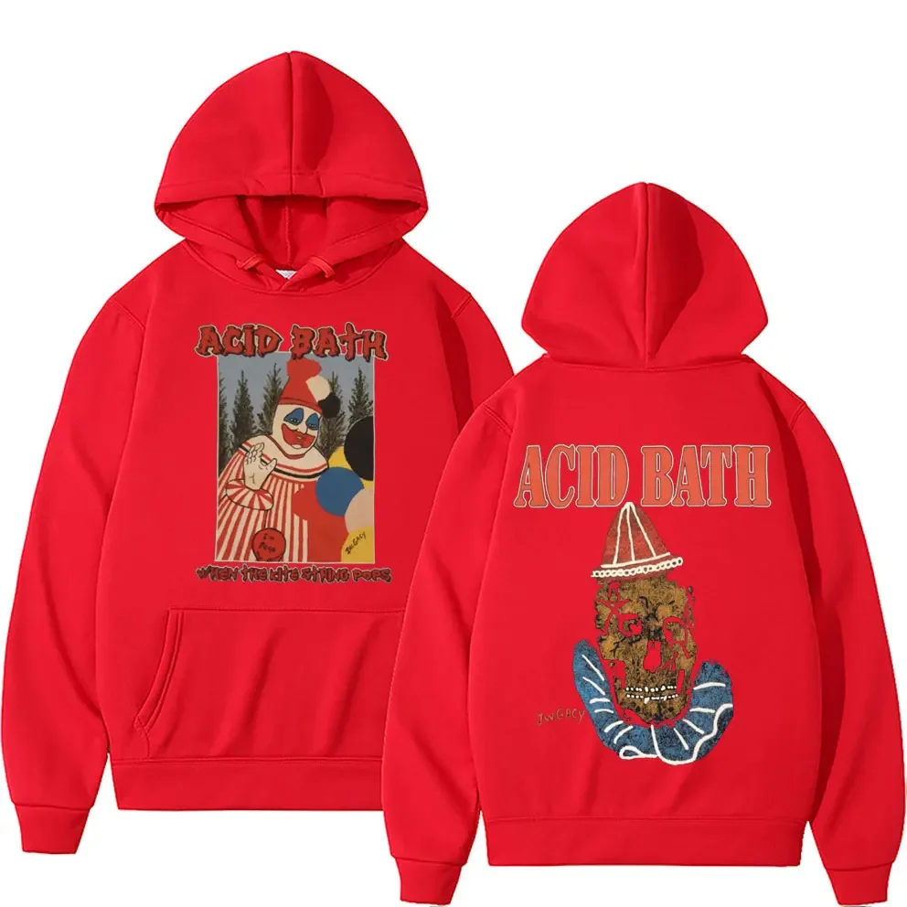 Acid Bath When The Kite String Pops Album Graphic Print Hoodie Men Women Fleece Cotton Sweatshirt Male Gothic Oversized Hoodies