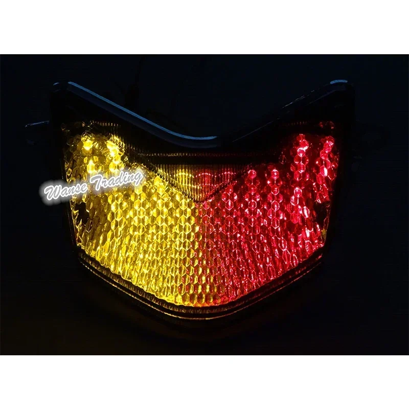 waase E-Mark Rear Tail Brake Turn Signals Integrated Led Light For 2005 2006 KAWASAKI Ninja ZX 636 6R 6RR ZX6R ZX6RR Z750S