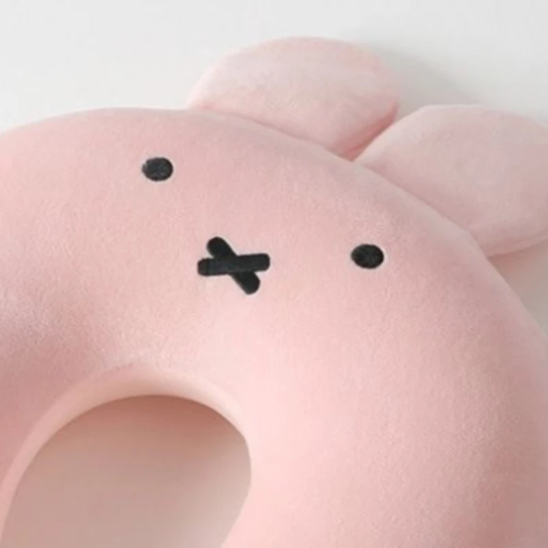Cartoon Kawaii Miffy Memory Foam U-shaped Pillow Neck Brace Travel Portable Rebound New Fashion Practical Children Good Looks