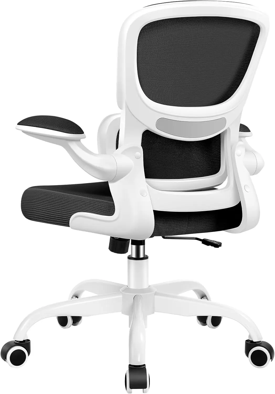 Chair, Ergonomic Desk Chair with Lumbar Support and Adjustable Armrests, Comfy Desk Chair Breathable Mesh Mid Back Computer Chai