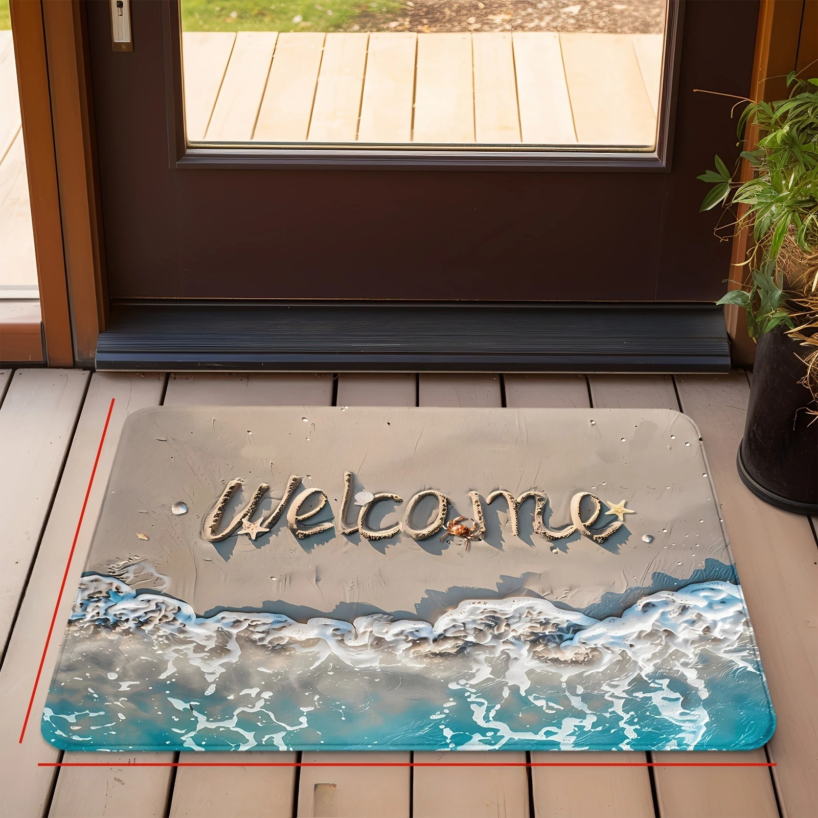 1PC Wecome Charactor pattern Kitchen Rugs Non-Slip Door Mats Pop design Bedroom Rugs Bath Mat Carpet for Home Sink Laundry Decor - Image 6