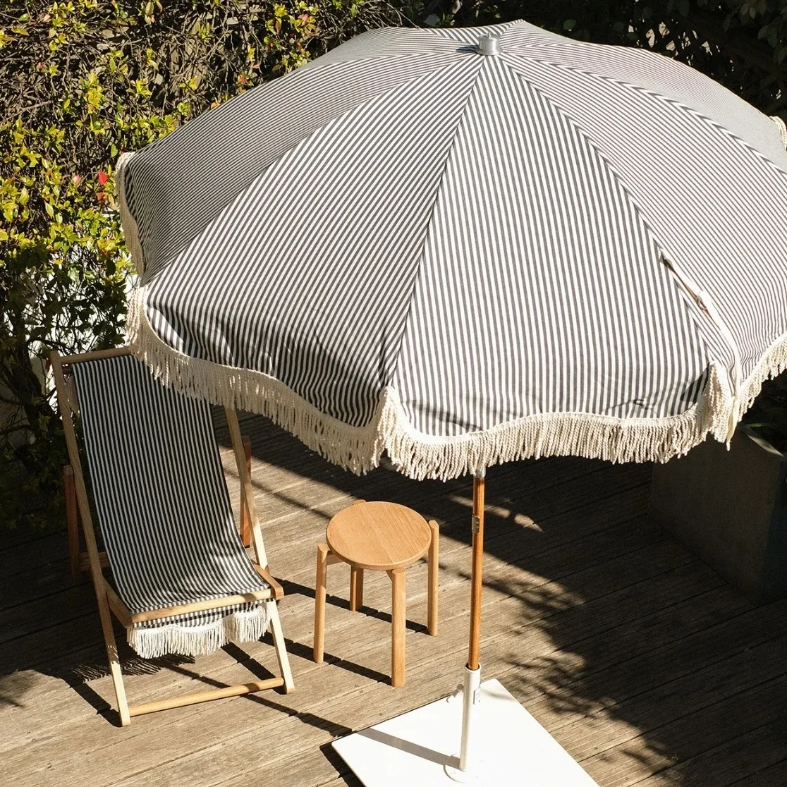 

Retractable Sun Umbrella round Garden Outdoor Stall Advertising Umbrella Two-fold Sunshade for Adults Unisex Macaron Color