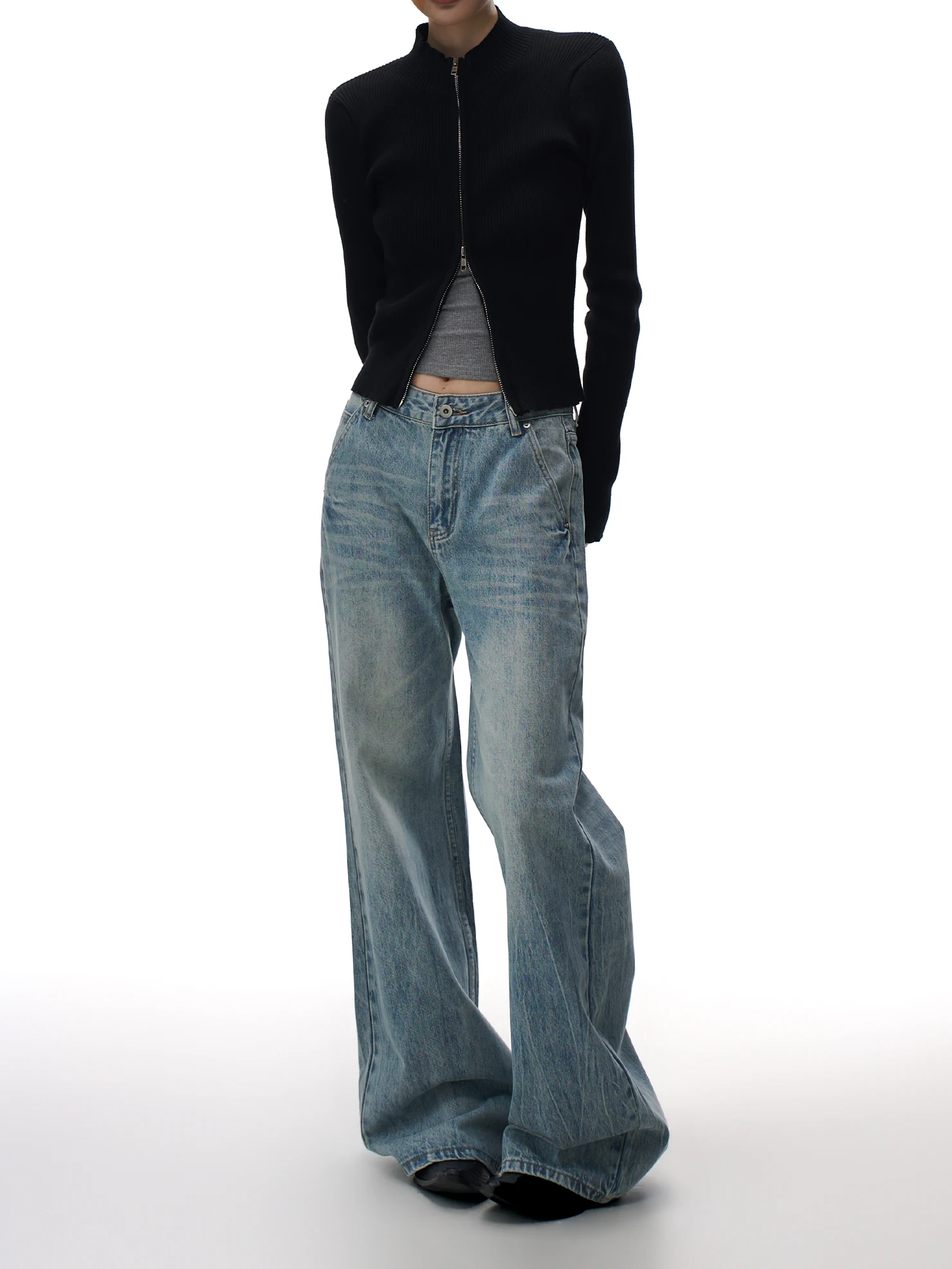 

Retro Agua Women's Jeans Spring 2026 Loose Straight Casual Pants Design American Wa Sle Comfortable Cotton Denim