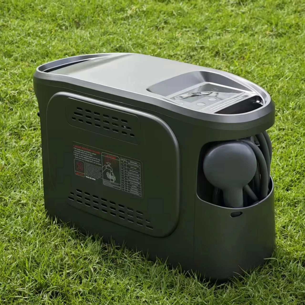 Calentador de agua a Gas portátil para exteriores con alimentación USB y intercambiador de calor de cobre, tiempo de ejecución de 3 horas para el hogar, Camping, ducha, viajes