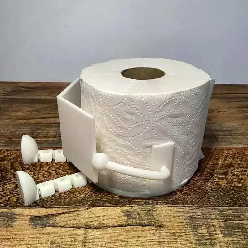 Toilet Paper Holder Stand Creative Fun Sitting Posture Removable Joint Art Ornament Bathroom Decoration No Boring Easy Clean view 4