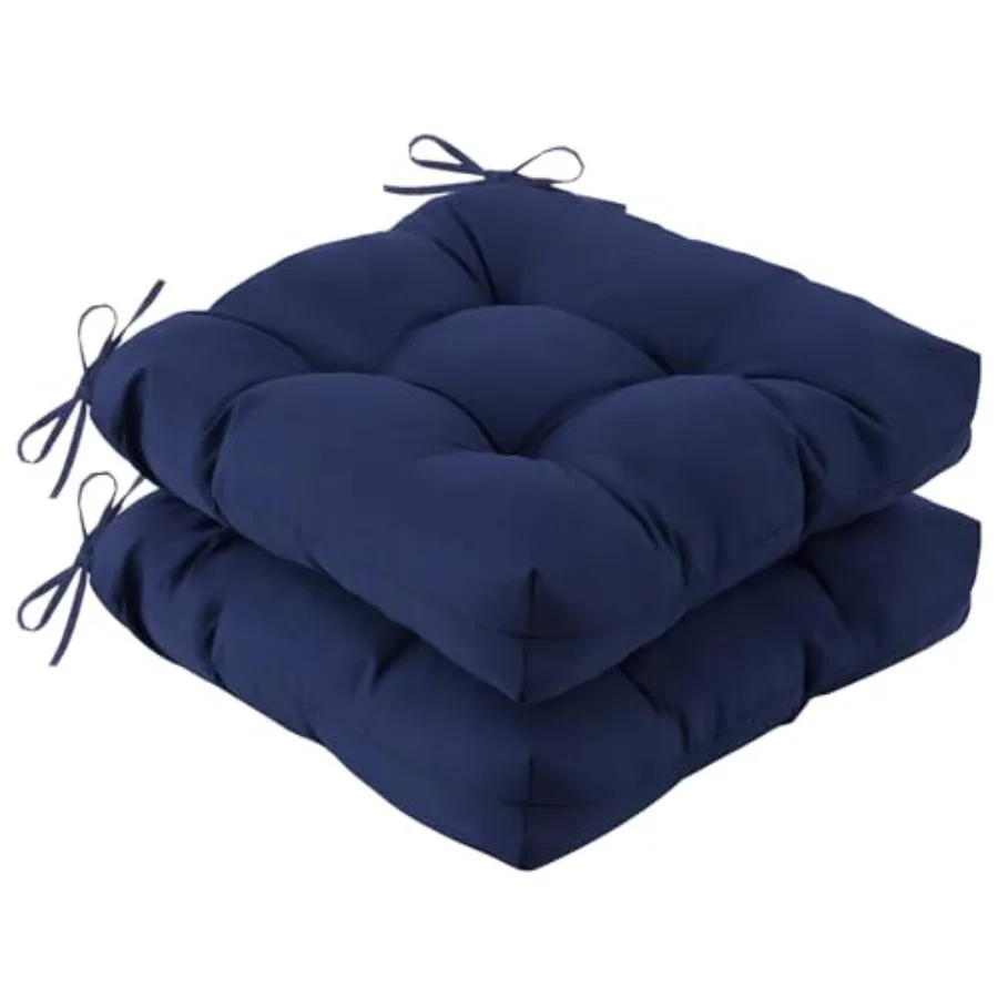 

Outdoor Chair Cushions Set of 19" x 19" x 5" Waterproof Outdoor Seat Cushions for Patio Furniture Fade-Resistant Patio Chair Cu