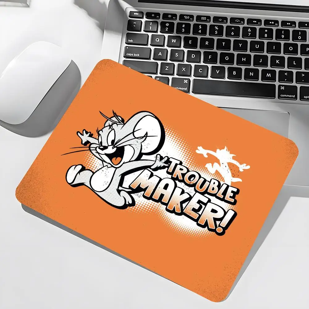 TomS and JerryS Mouse Pad Gamer Large Size Office Desk Protector Mat 450x400X2MM Waterproof Desktop Mouse Pad