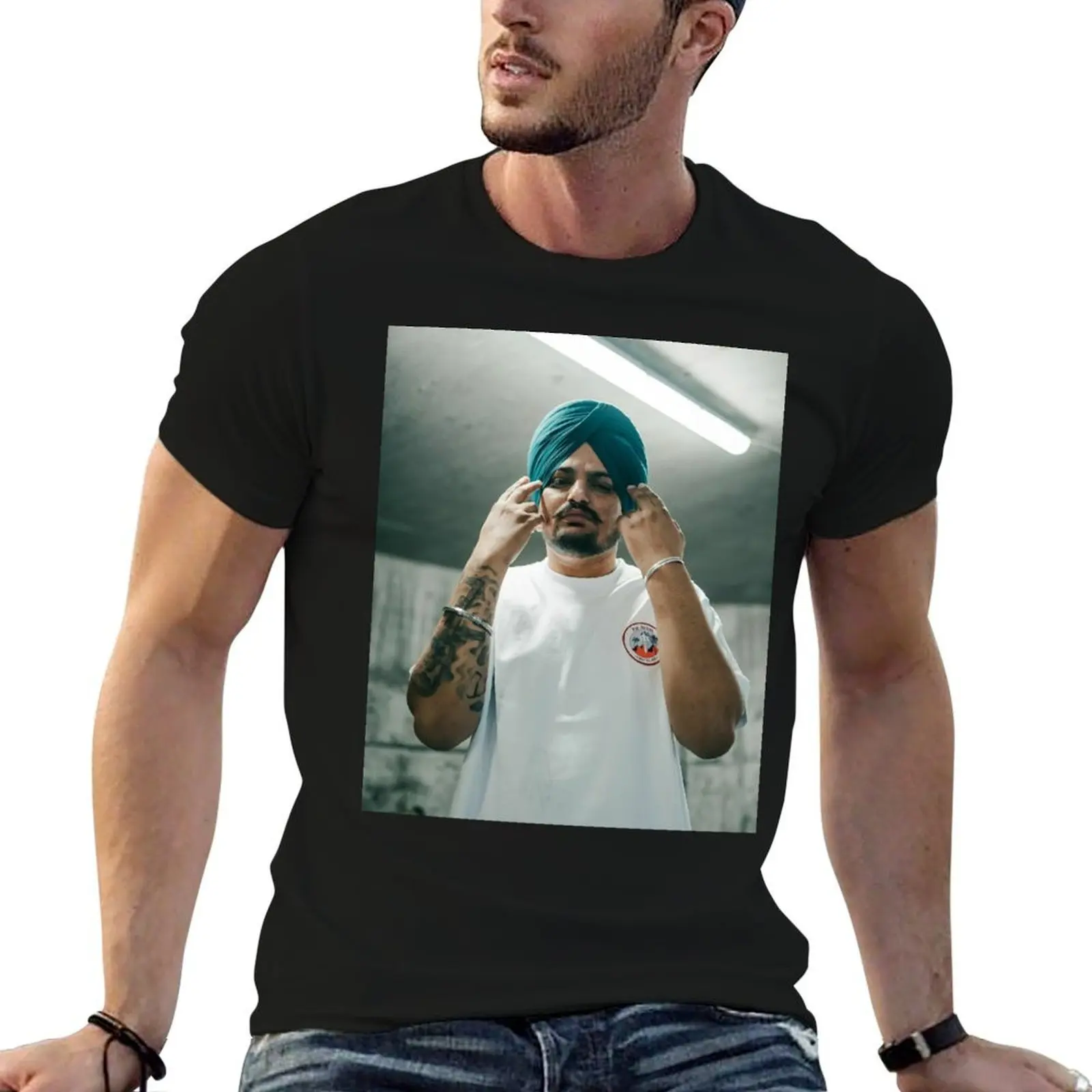 

Sidhu moose wala poster T-Shirt t shirts for man graphic tees funny t shirts man T-Shirt