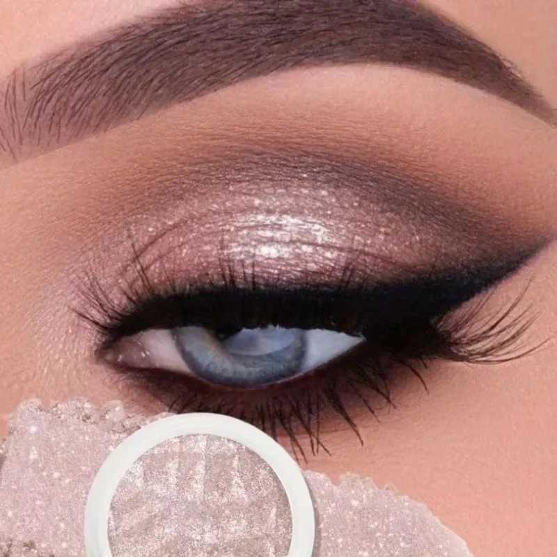 Galaxy Nude Highlights Oogschaduw Witte Parel Licht Glitter Monochroom Shimmer Modder Aardappelpuree Helder Oogschaduwpalet