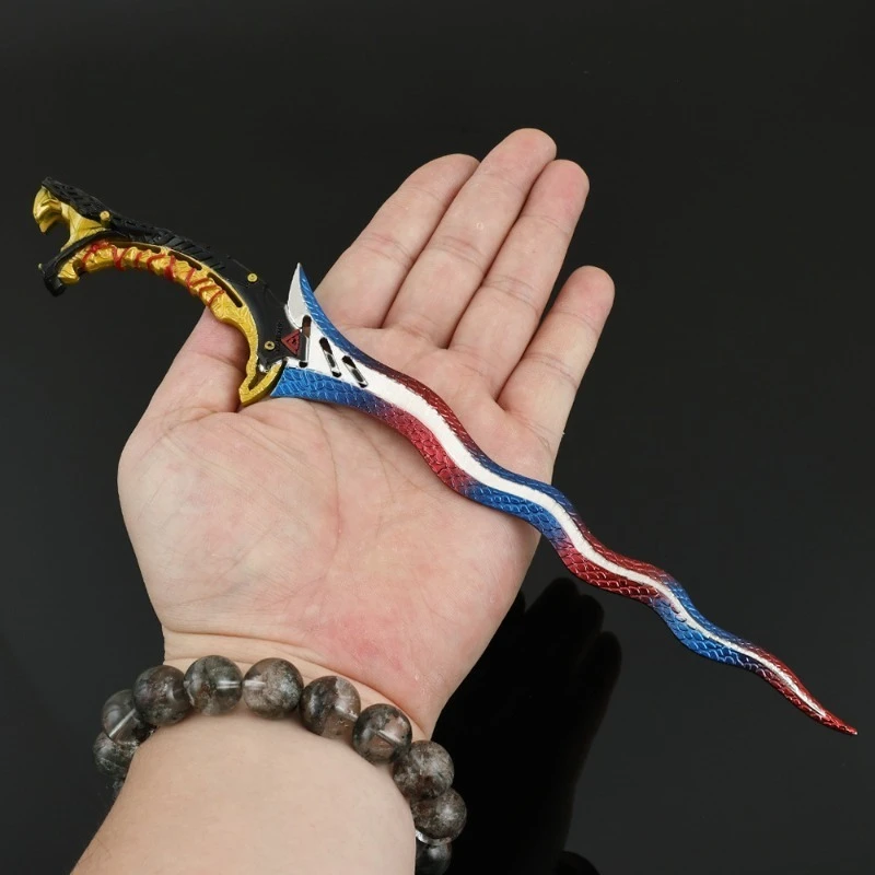 

30cm Game Periphery Model Breakout Props Shadow-Snatching Malay Sword Leather Case Edition Cosplay Knife Toy Crafts Gifts