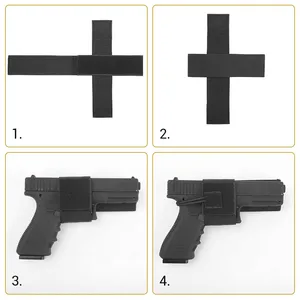 Bao da vũ khí ẩn Universal, hỗ trợ súng lục Glock, di động, có thể điều chỉnh, che phủ súng, phụ kiện airsoft 8 Bán hàng chính Coldre Universal Velado - №8