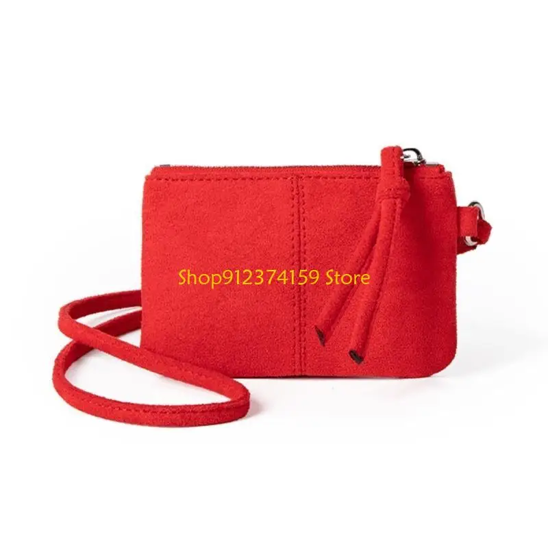 

G5AE легкий леопардовый принт кошелек ожерелье кошелек кошелек для женщин со шнурком