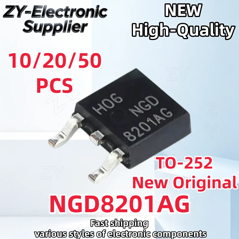 10-50Pcs Brand New NGD8201AG NGD8201 8201AG TO-252 Best Quality Transistor In Stock