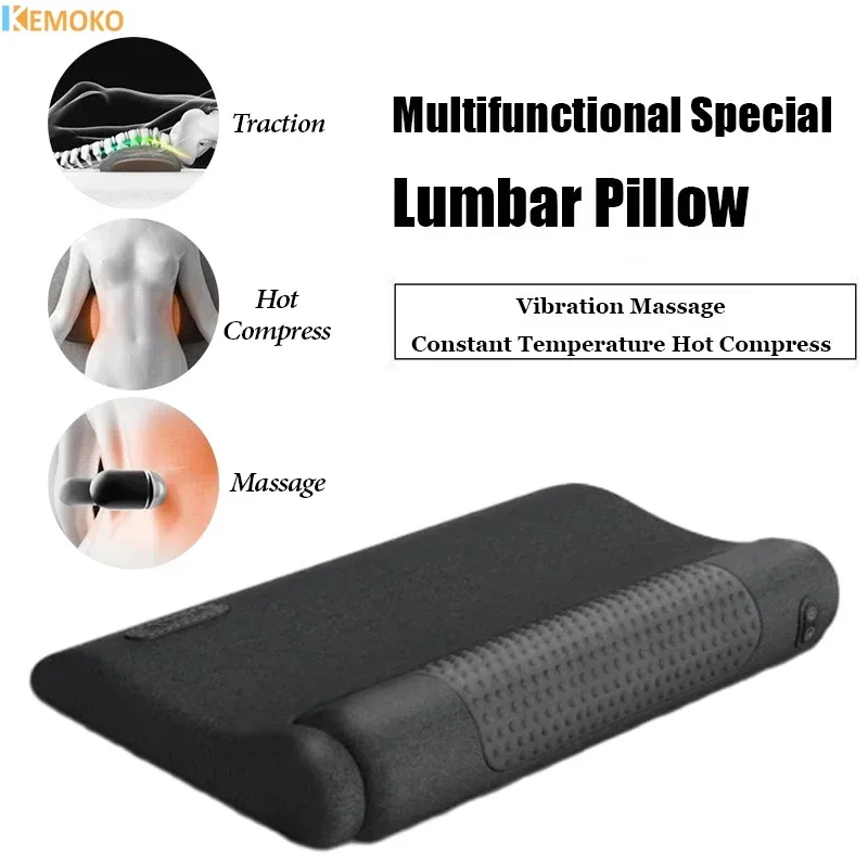 

Electric Heating Neck Massager Pillow Ergonomic Orthopedic Memory Foam USB Hot Compress Pillow Neck Spine Heated Pillow Sleeping