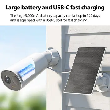 IMOU Cell 3C se solárním panelem, 2K WiFi kamera, 5000mAh baterie, bezdrátová IP66, inteligentní barevná noční vidění, domácí bezpečnostní kamera 10 nejlepší prodej veo kamera - №6