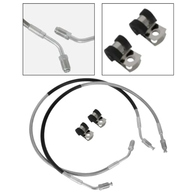 

Front Left Right Brake Hose Line for ATV 250 300 350 1930752 1930753 Brake Hose Replacement Accessory