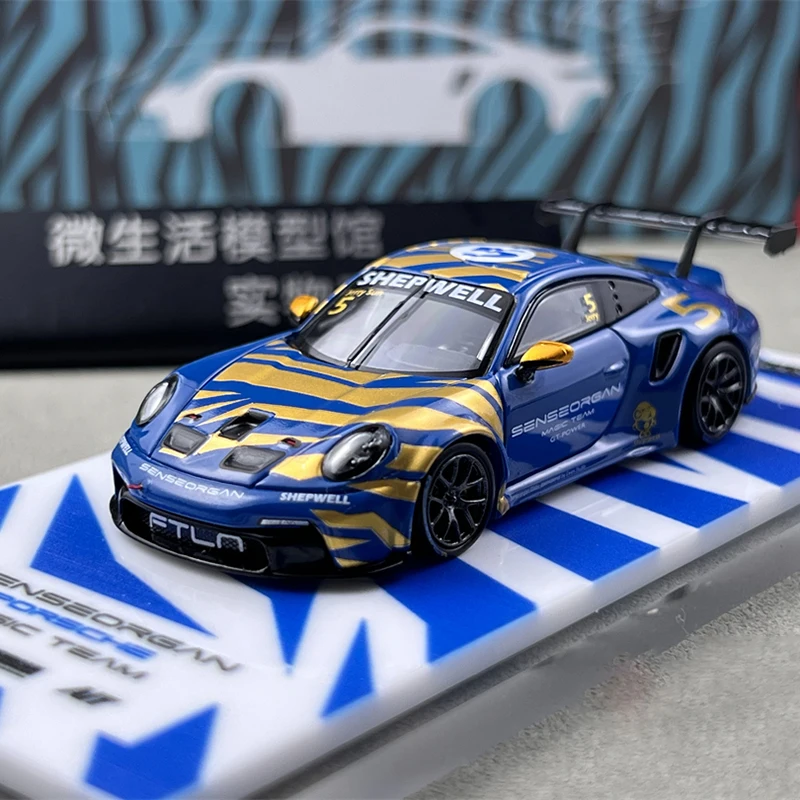 TM دييكاست 1/64 مقياس بورش 911 كوب سيارة رياضية نموذج سبيكة بورش 911 كوب سباق المركبات نموذج هدية جمع حلية