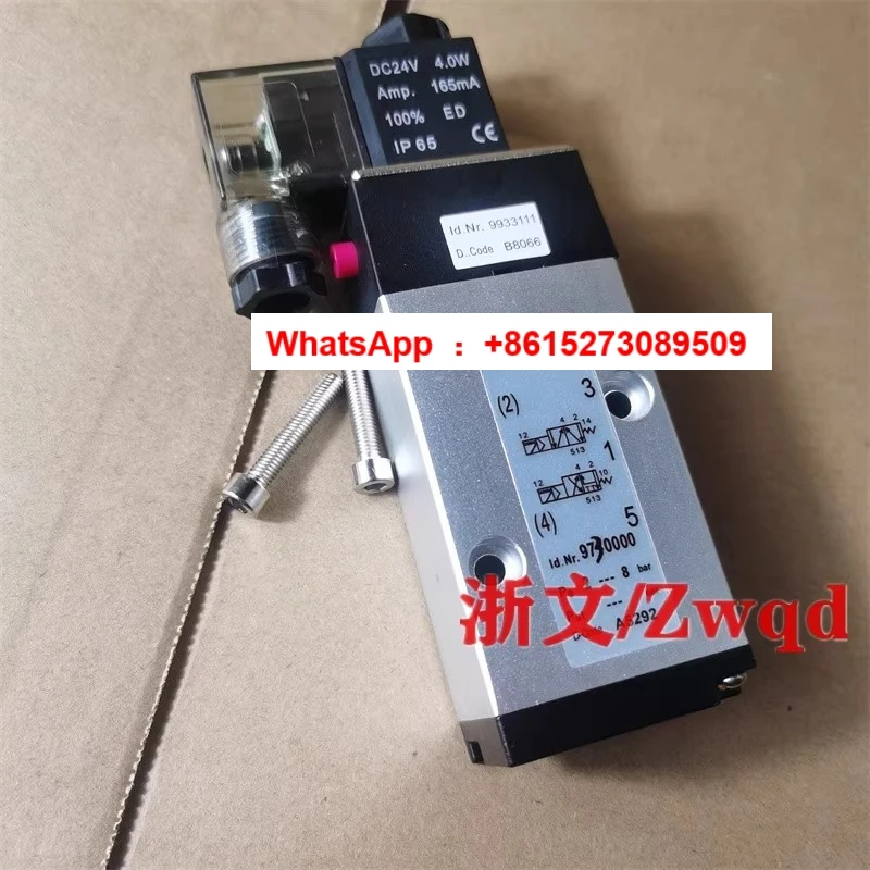 

9730000 Электромагнитный клапан IMI, двухпозиционный, пятиходовой, реверсивный клапан G1/4, тип пластины