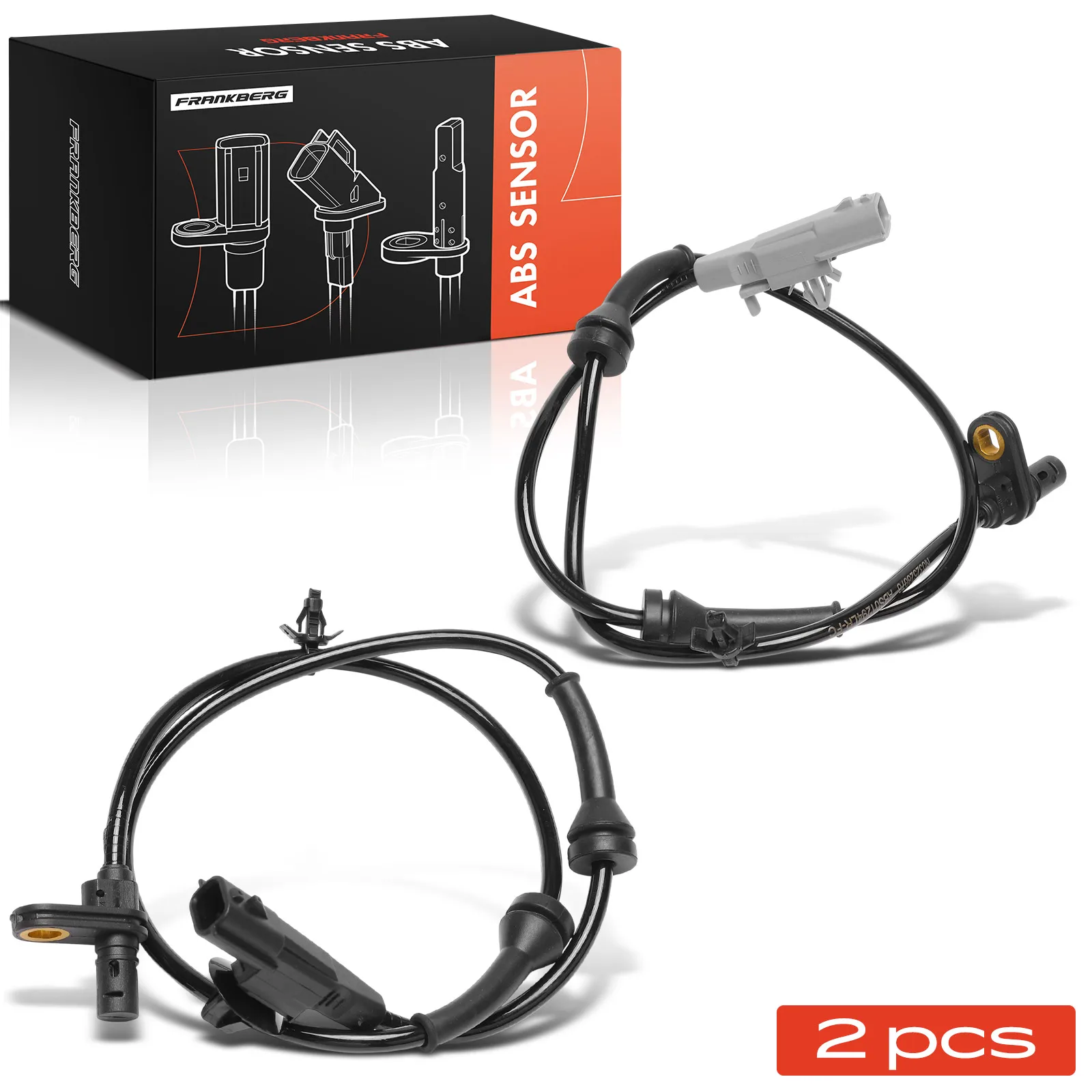 Frankberg 2x ABS Sensor Hinterachse Links Rechts für Renault Kadjar HA HL Bj ab 2015 901260 901261 82901261 0265009930 9001294