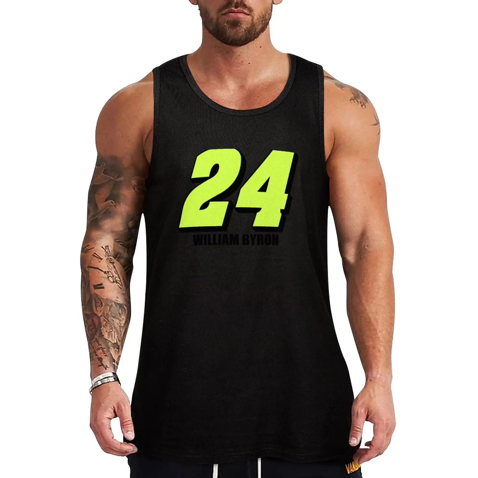 

William Byron #24 Tank Top Clothing men clothing basketball clothing sports clothes for men