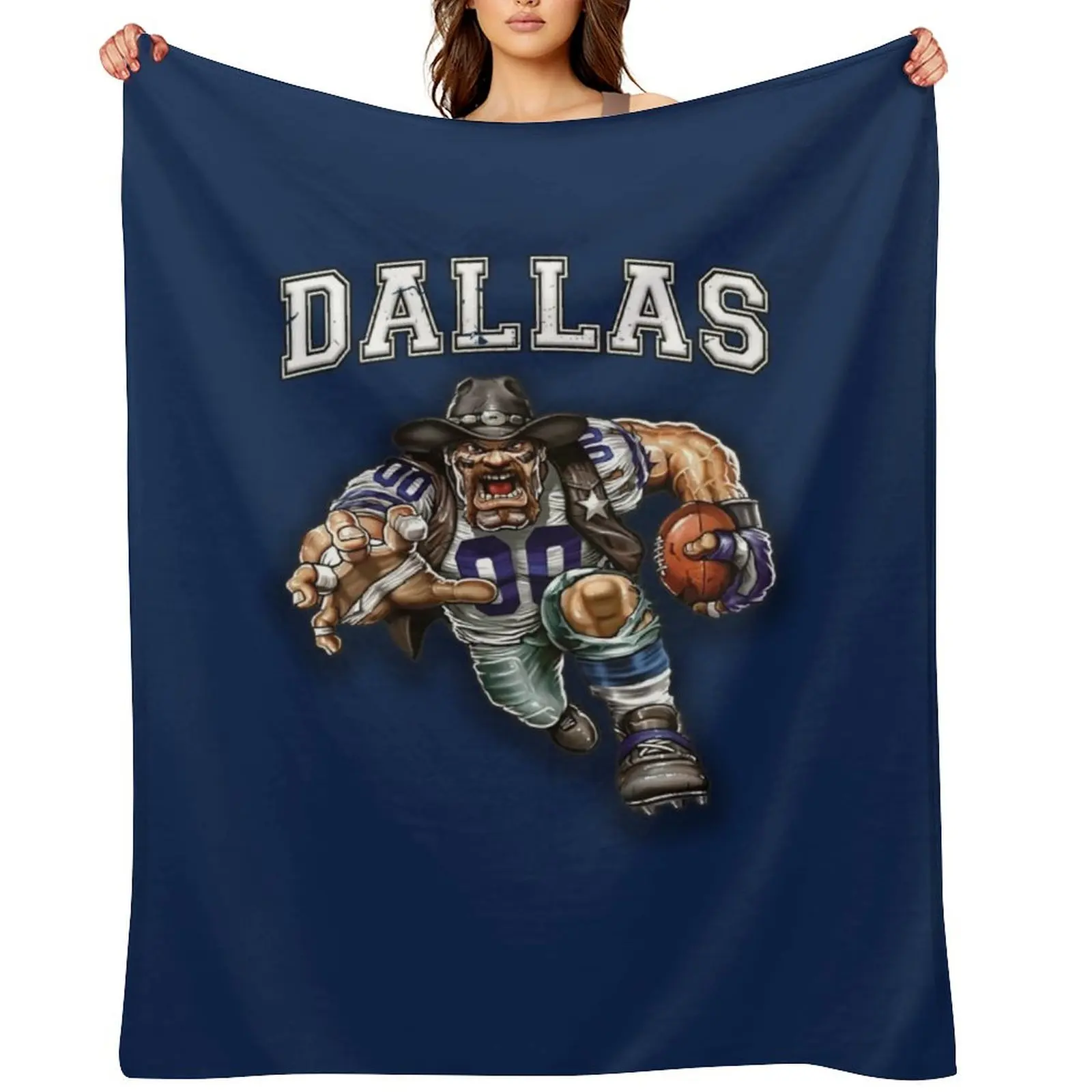 

Dallas Football Throw Blanket Loose Bed covers Blankets For Sofas Blankets For Bed Blankets