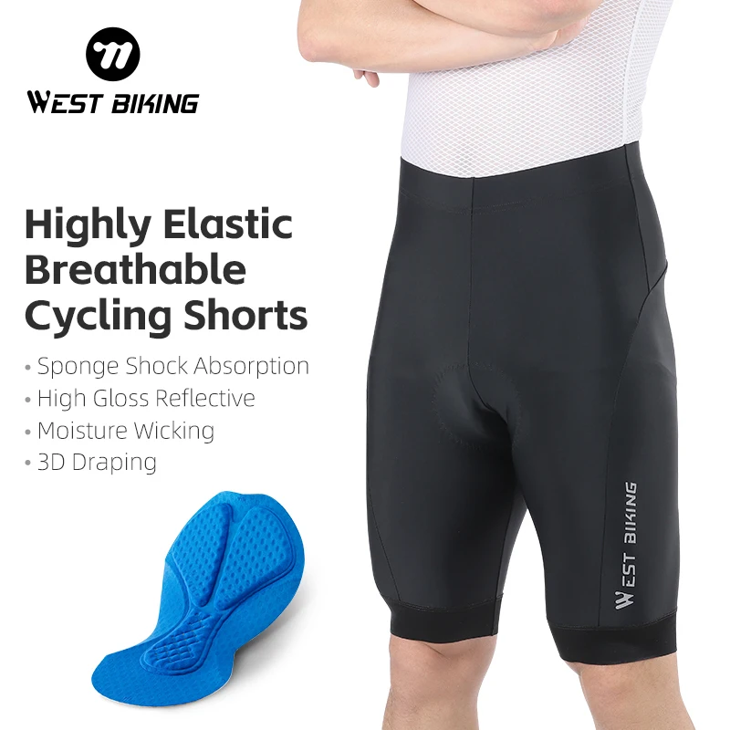 WEST BIKING Cycling Shorts High Elastic Breathable Mountain Bike Pant For Men Women MTB Clothing Outdoor Road Bike Tight Knicker