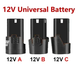 12V 1500mAh 3000mAh Battery Universal Rechargeable Lithium-Ion for Electric Screwdriver Pistol Drill Mini Angle Grinder Tool