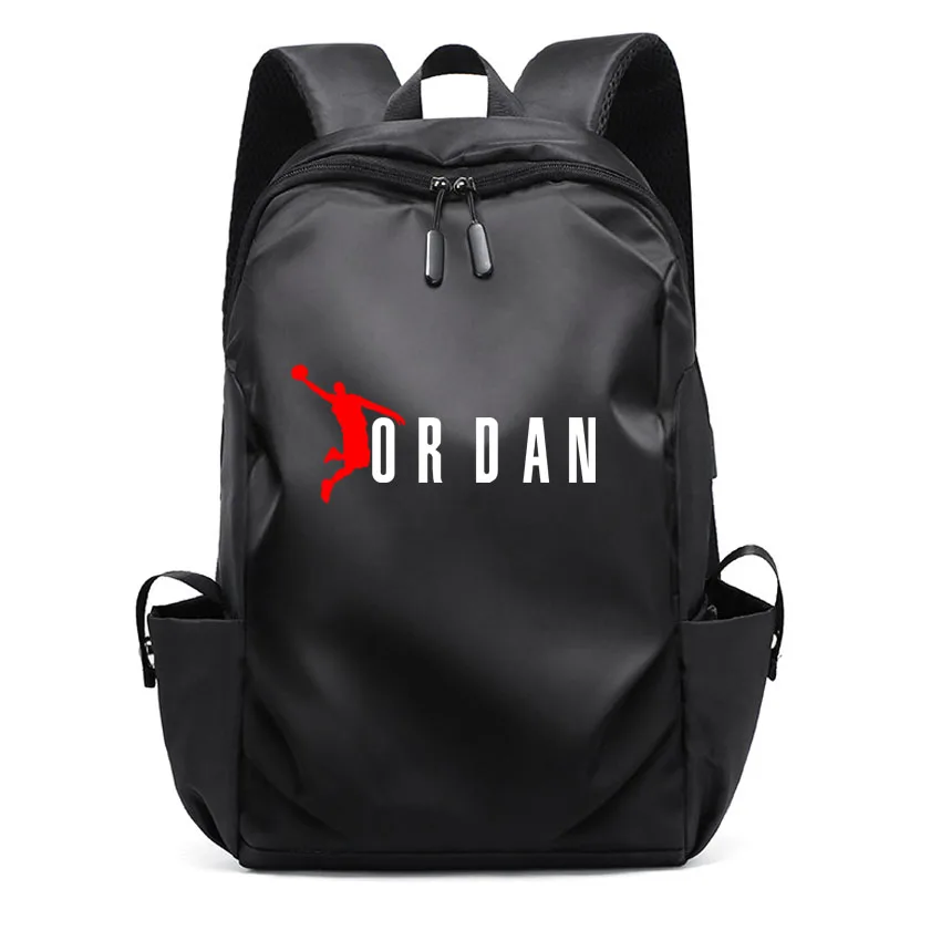 

Women Men Business Backpack Expandable USB School Bag Large Capacity Laptop Waterproof Backpack ORDAN Letter Print Rucksack