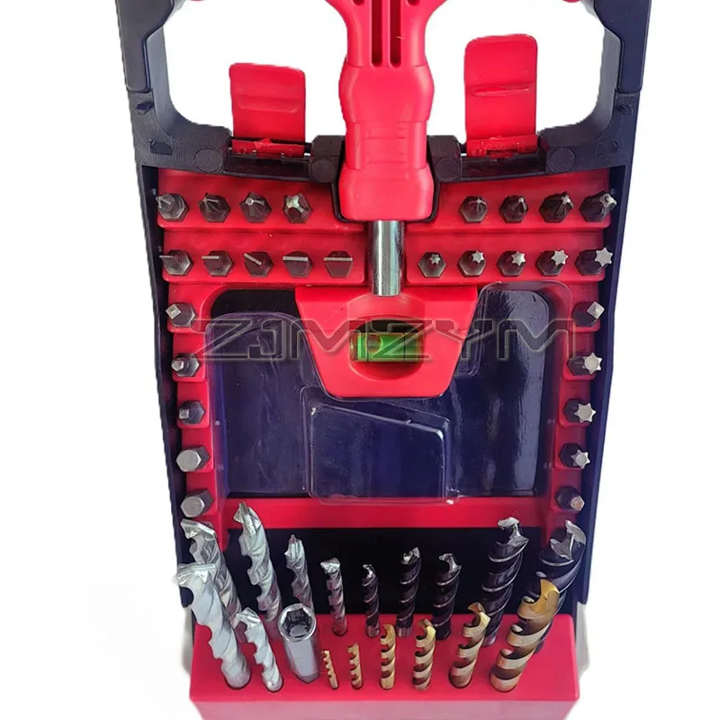 50Pcs Twist Drill Bit Strong Magnetic Core Screwdriver Bit Impact Extended Driver Socket Set For Metal Iron Wood Drilling Hole