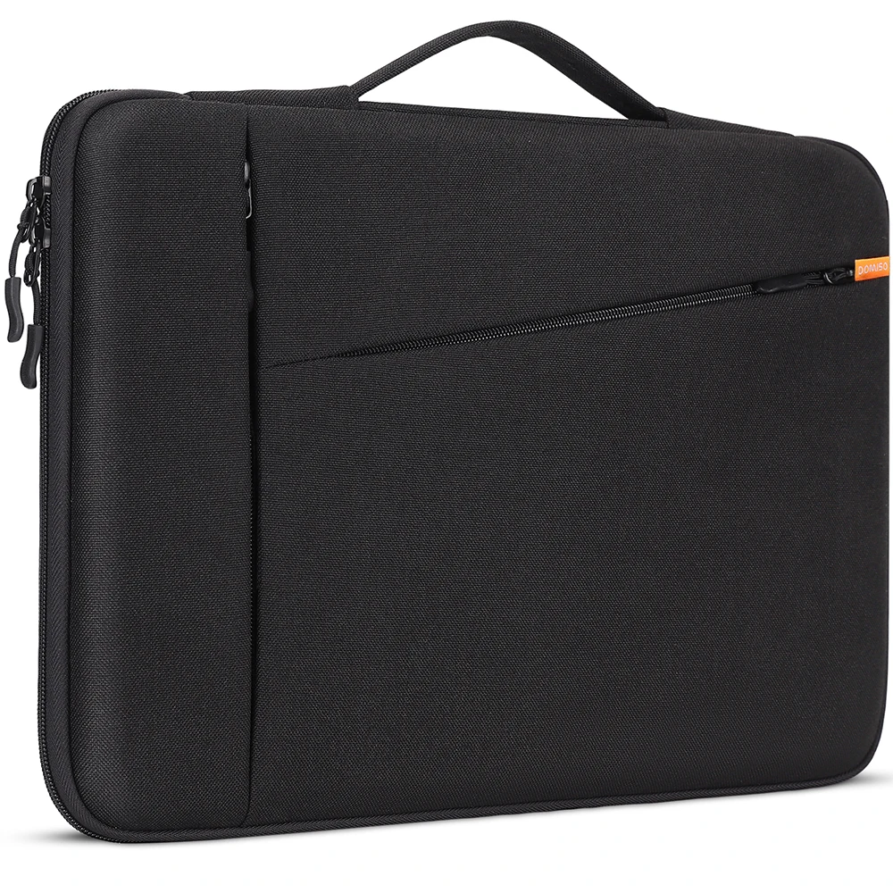 DOMISO 14 15.6 17.3 inch Laptop Sleeve Case Water-Resistant Computer Cover Bag with Extendable Handle