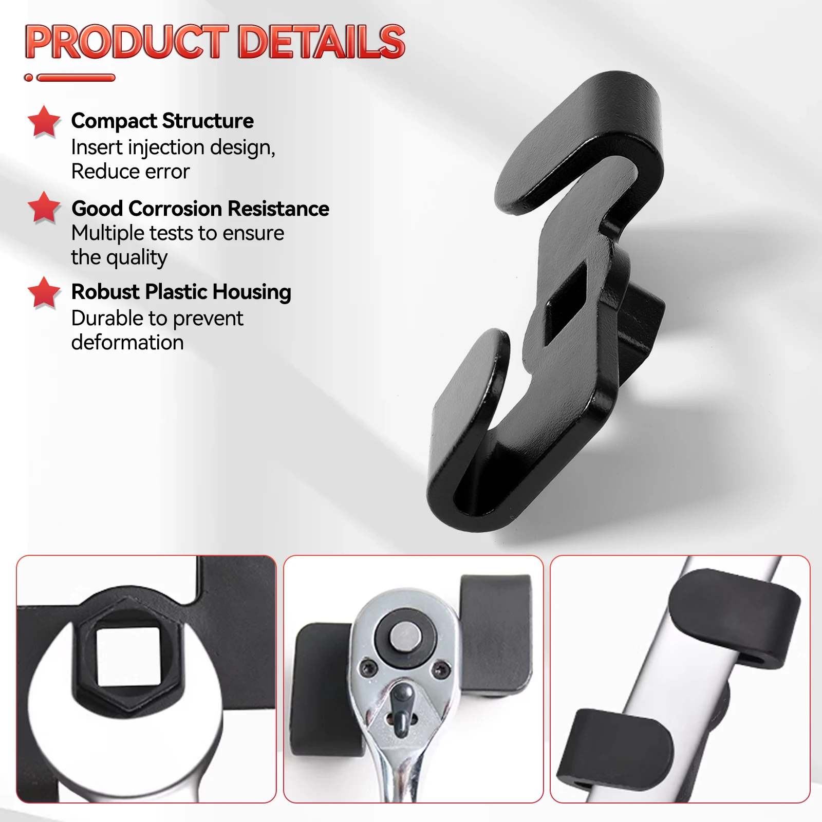 

Extender Adaptor Universal Wrench Extension Tool Sturdy 21mm 1/2 Inch Breaker Bar Wrench Extender Mechanics Tool Leverage Over