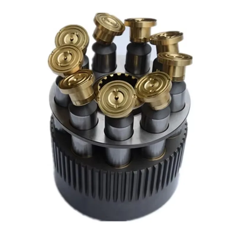 

JMV185 Travel Motor Spare Parts Cylinder Block Valve Plate Swash Plate Piston Shoe for Excavator R385