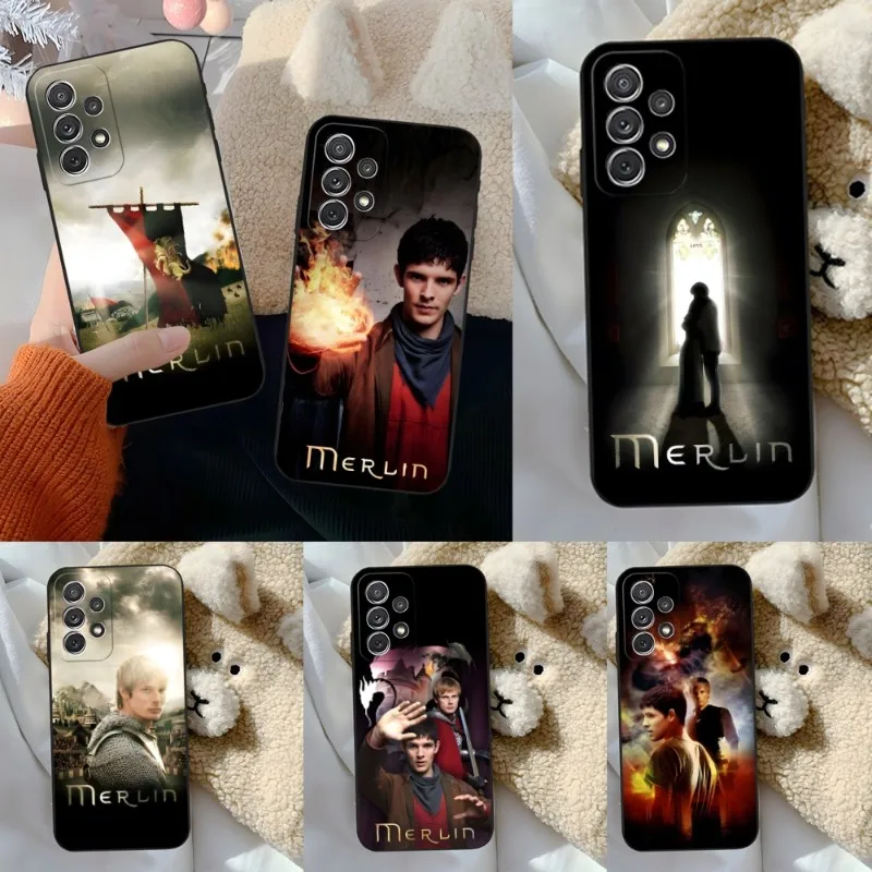 TV Series Merlin Phone Case For Samsung Galaxy S21 S20 S30 S23 S22 Ultra Fe S10 S8 S9 Note 20 10 Pro Plus Back Cover