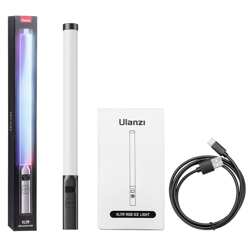 Ulanzi VL119 Handheld RGB Colorful Stick Light 19.68 inch Handheld