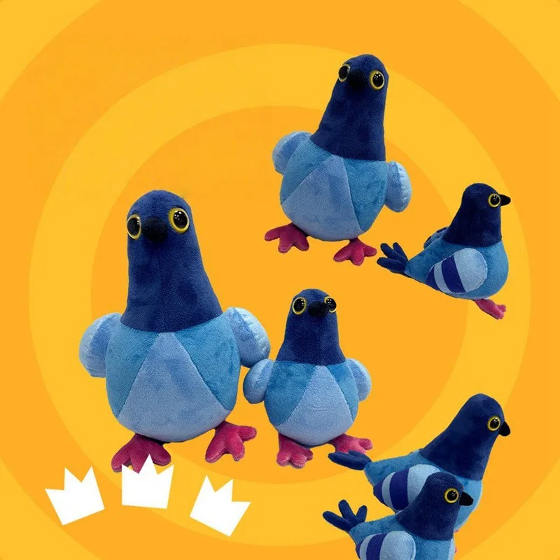 Interessantes Spiel Anime-Merchandise Verrücktes Tauben-Spiel Plüsch-Tauben Stofftier für Kinder Geburtstagsgeschenke Wohndekoration