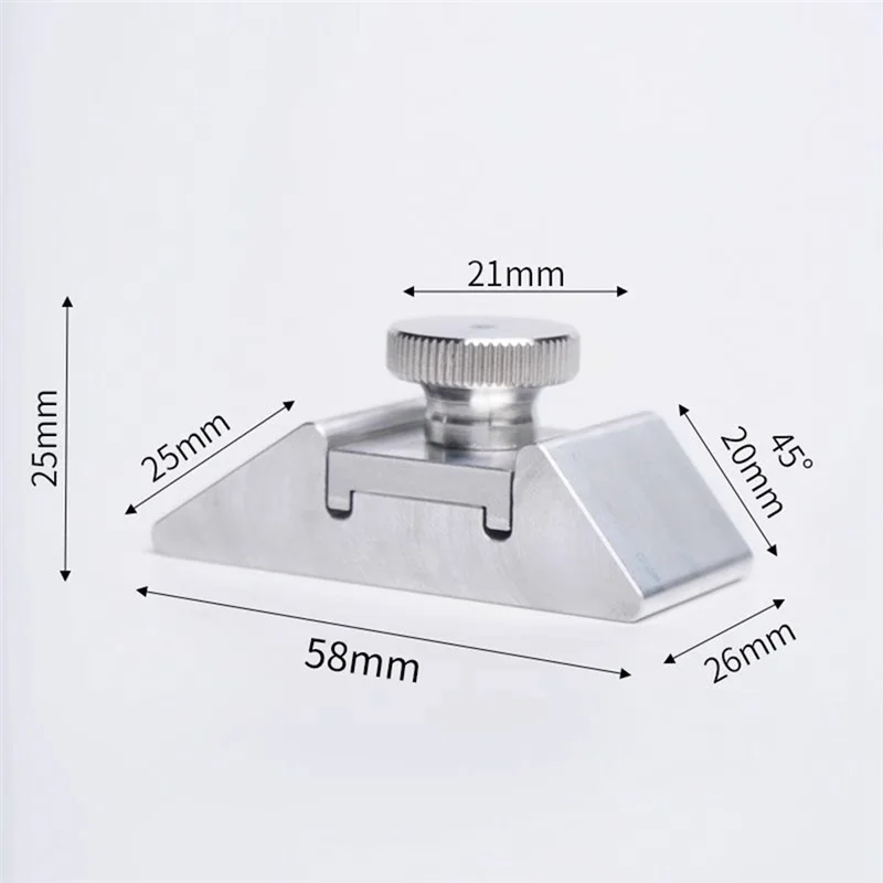 

A26F-Diy Aluminum Alloy Sandpaper Holder 3Pcs Grinding Clip Plane Polishing Model Manual Hand Sandpaper Grinding Tool Fixture