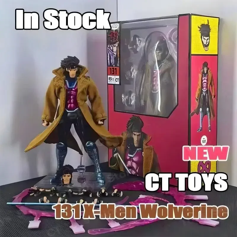 

В наличии Ct Toys Фигурка Gambit Mafex 131 X-Men Wolverine Shf Аниме Фигурка Статуя Модель Индивидуальные Подарки Детские Игрушки