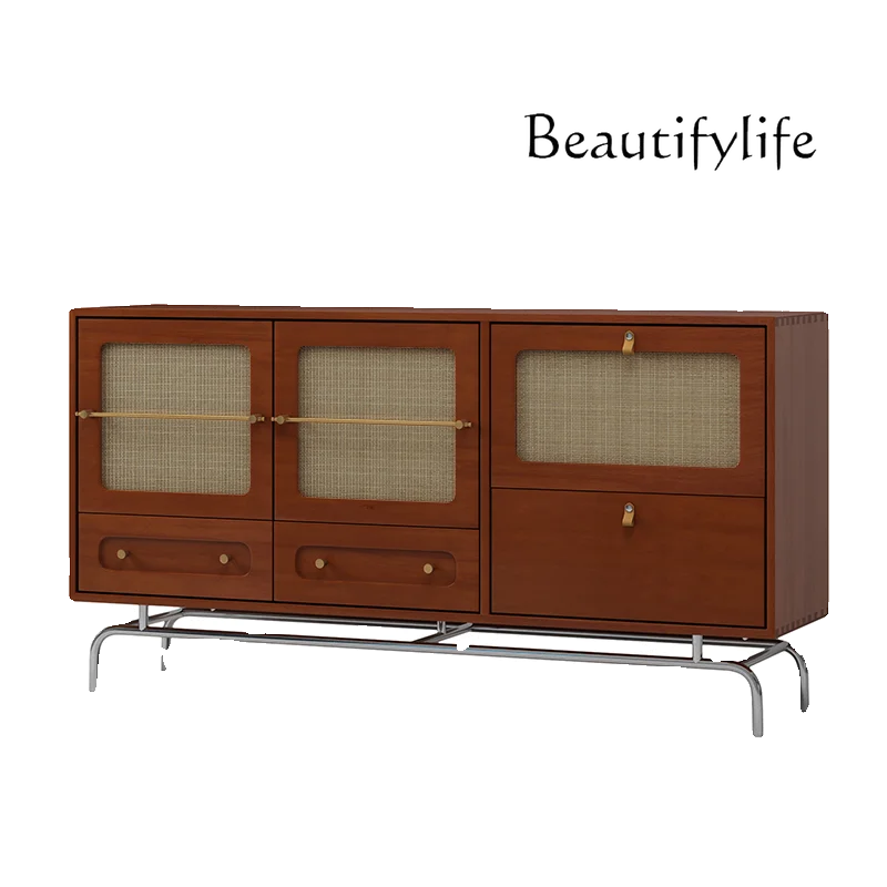 Wall-Mounted Integrated Sideboard Cabinet Living Room Storage Household Tea Cabinet Wall-Mounted  Wall-Mounted Storage Cabinet