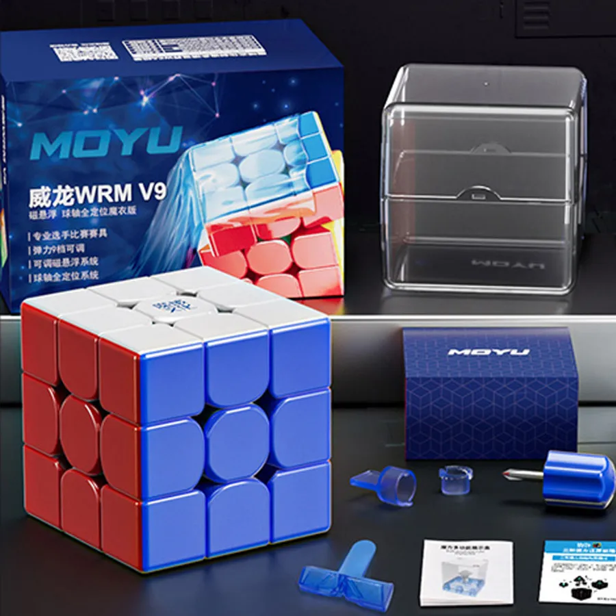 Moyu Weilong WRM V9 M/Ball-Core UV/ropa mágica 3X3X3 magnético 20 imanes núcleo de bola Moyu Weilong WRM V9 3X3 X3 rompecabezas regalo