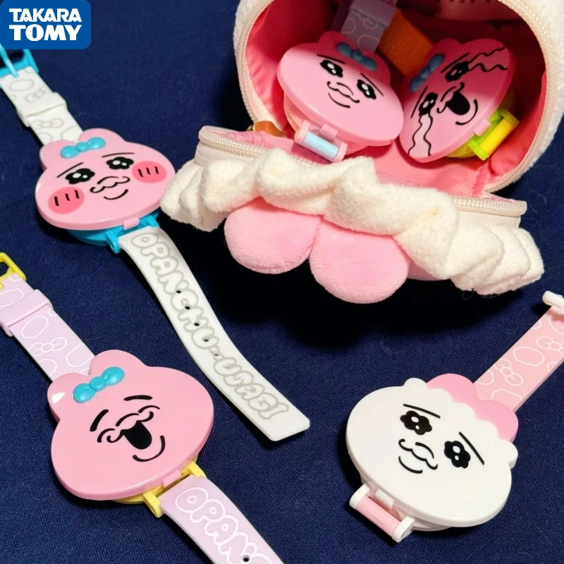 

Takara Tomy Pink Rabbit Opanchu Watch With Battery Gashapon Cosplay Accessories Capsule Toys Collectible Figure Birthday Gifts