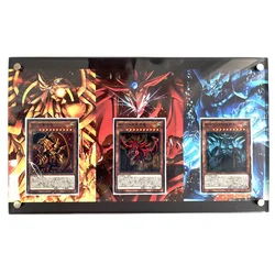 Yu-Gi-Oh Card Brick egian God Blue-Eyes White Dragon Seto Kaiba 25Th Anniversary fai da te acrilico Action Toy Figur Game Collection